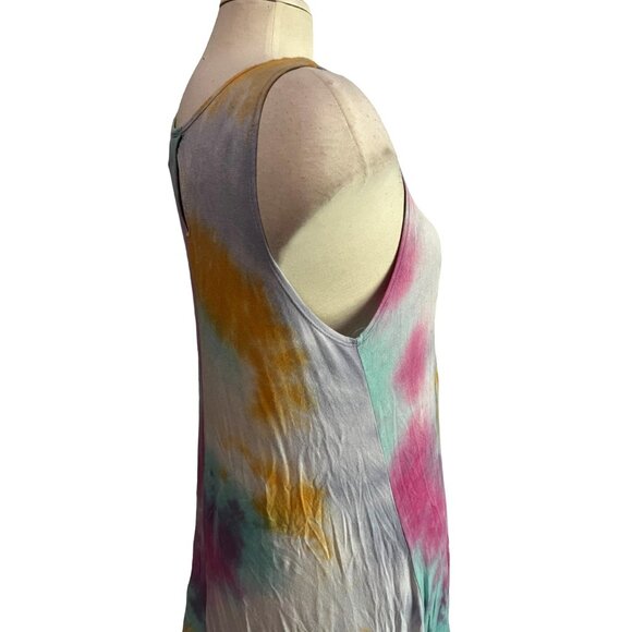 Jamie & Layla Tie Dye Sun Dress Sz Medium Womens Soft Light Sleeveless - Picture 8 of 10